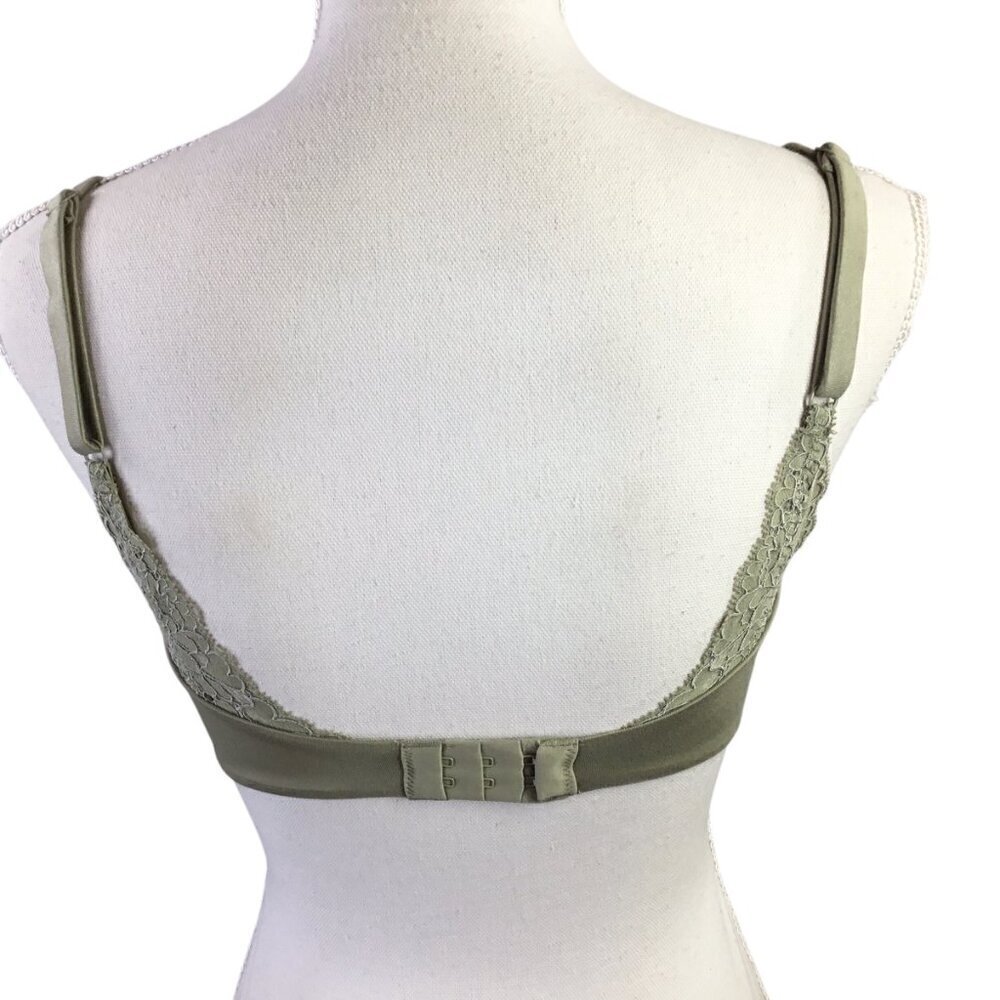 Reveal Lingerie Bra NWT 32D Sage Green Underwire Lace Accents RR0005 - Picture 6 of 8